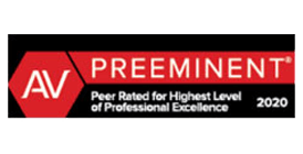 AV Preeminent 2020 | Peer Rated for Highest Level of Professional Excellence